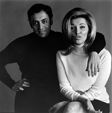 Zubin Mehta and Nancy Kovack, 1969