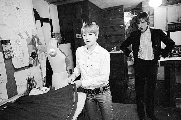 Diana Dew at her Studio, 1966