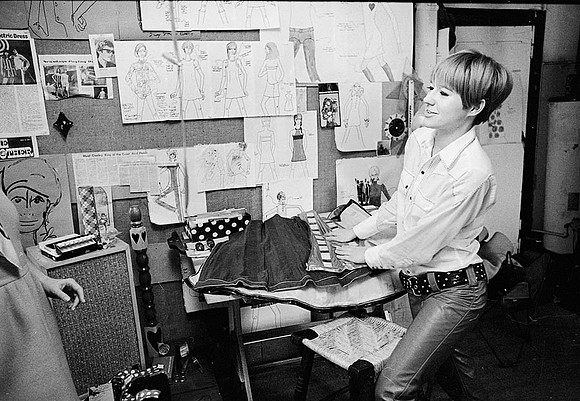 Diana Dew at her Studio, 1966
