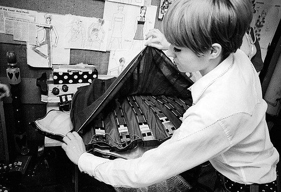 Diana Dew at her Studio, 1966