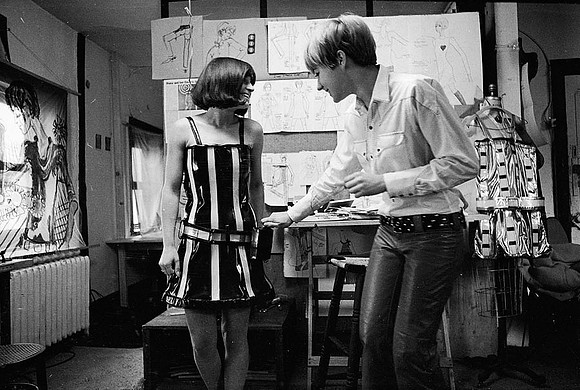 Diana Dew at her Studio, 1966