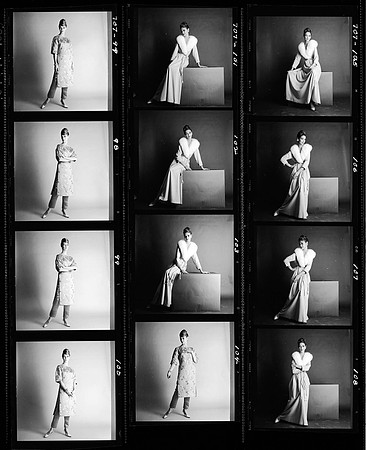 Fashion Contact Sheet, mid 1960s