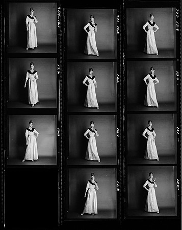 Fashion Contact Sheet, mid 1960s