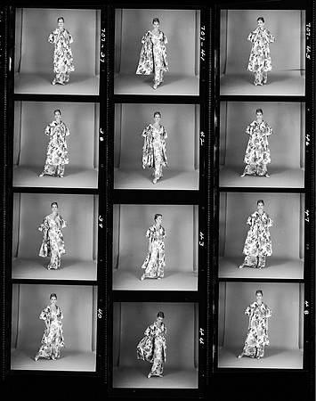 Fashion Contact Sheet, mid 1960s