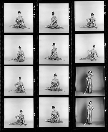 Fashion Contact Sheet, mid 1960s
