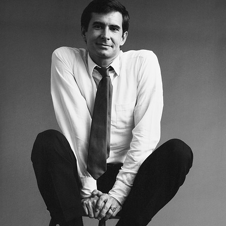Anthony Perkins, Crouching, 1968
