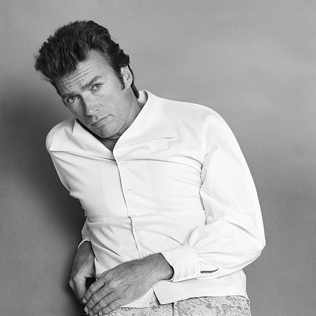 Clint Eastwood, Leaning Back, 1969