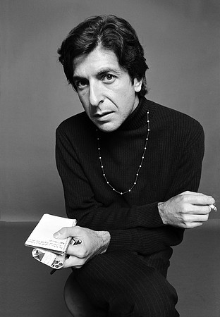 Leonard Cohen, with Notebook, 1967