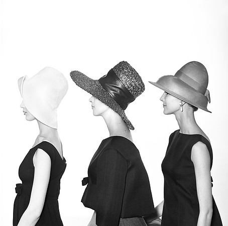 Wilhelmina Cooper (center), NYT Fashion, Early-1960s