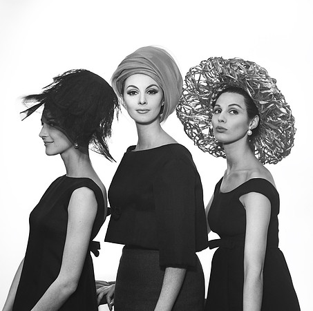 Wilhelmina Cooper (center), NYT Fashion, Early-1960s
