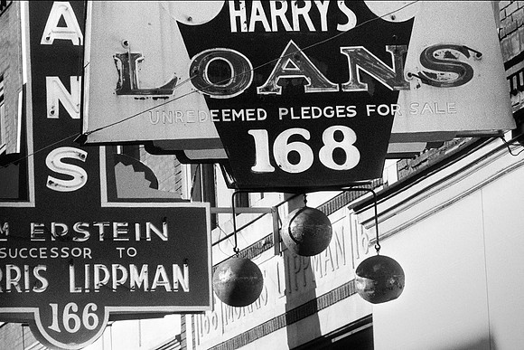 Harry's Loans Sign, Beale Street, Memphis, Mid-1960s