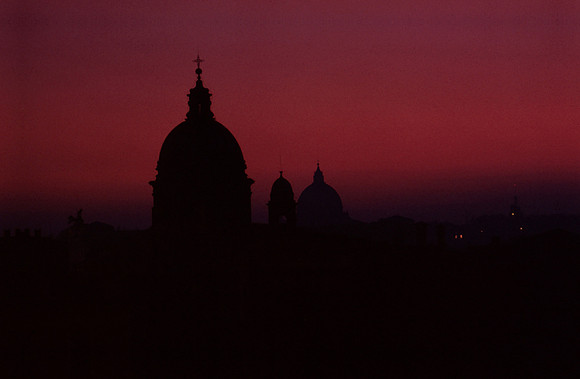 Sunset, San Carlo al Corso, Rome, Mid-1960s