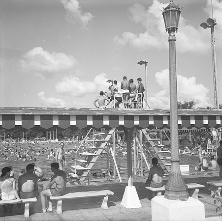 Audubon Park Swimming Pool, New Orleans, early 1950s