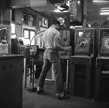The Penny Land Arcade, Canal Street, New Orleans, Early-1950s