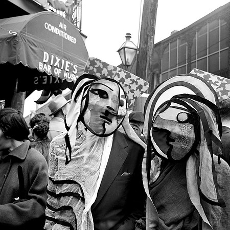 Mardi Gras, Picasso Masks, New Orleans, Early-1950s